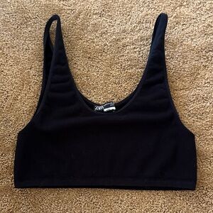 Zara Women's Black Crop Top